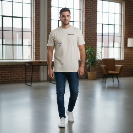 Giorgio Bellini – Milano Embossed Logo Tee