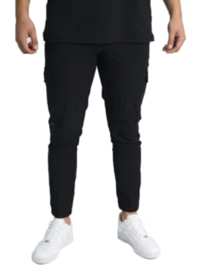 Valentino – Black Slim Cargo Jogger Pants