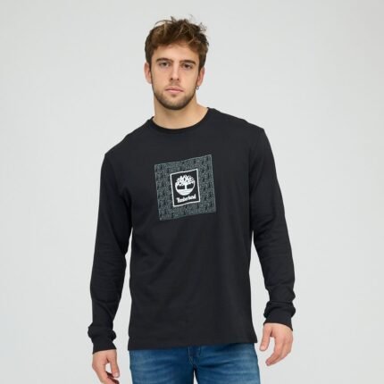 Timberland Graphic Long Sleeve Shirt – Black